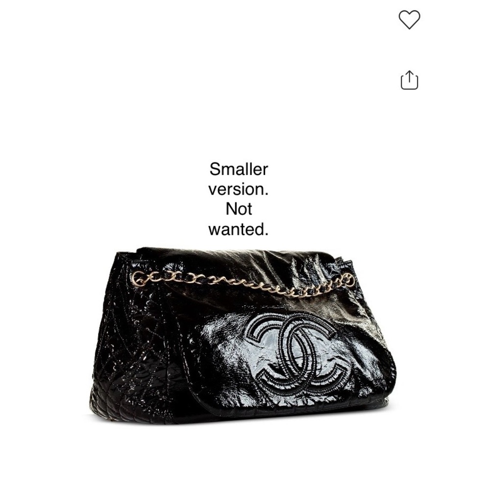 ISO: NWT Chanel Rock and Chain/Double CC Patent Leather Shoulder XXL - Picture 4 of 4